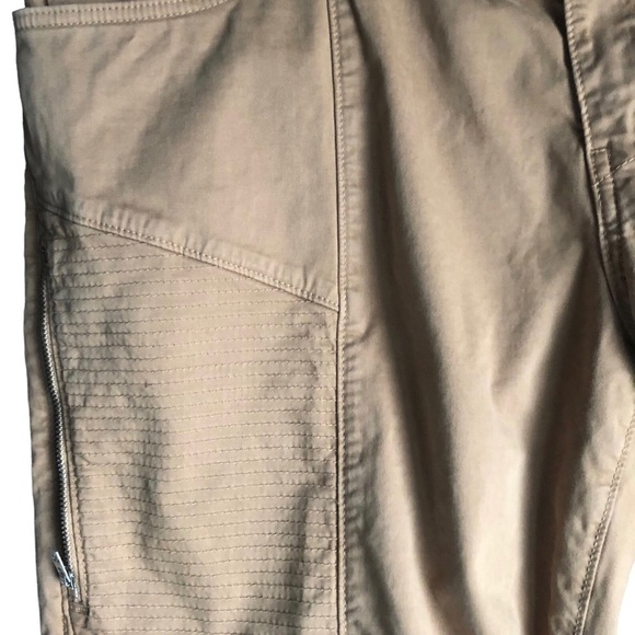 True Religion Rocco Moto Pant Size 40X32 Tobacco Rockabilly Motorcycle Straight - Picture 8 of 10